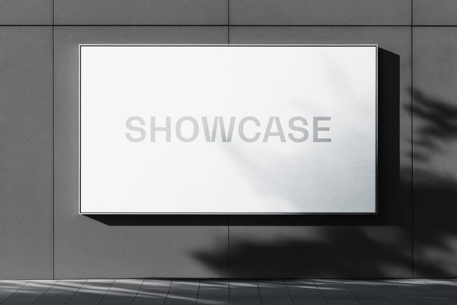 户外广告牌PSD样机素材