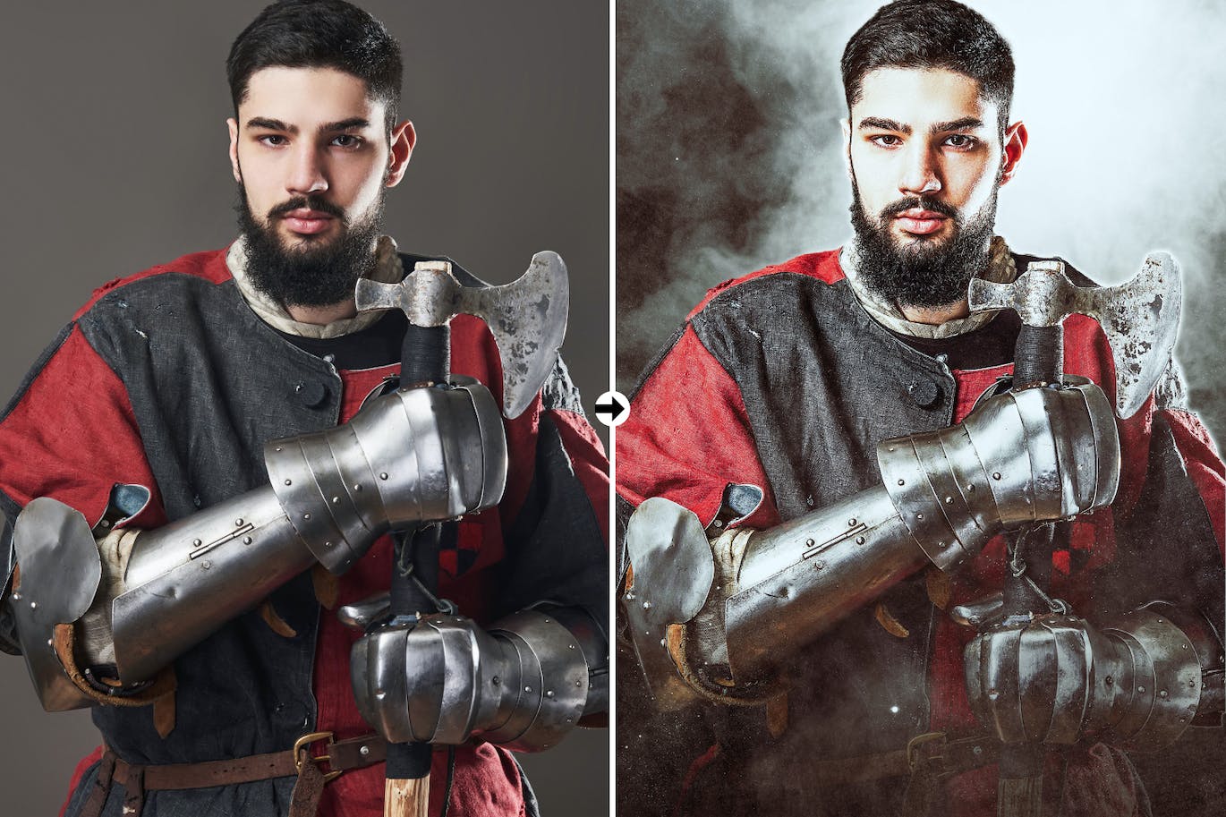 一键生成电影海报艺术Photoshop动作效果插件-2 一键生成电影海报艺术Photoshop动作效果插件