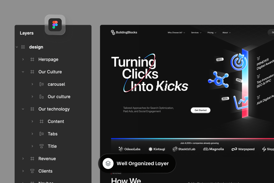 数字营销登录页面Web3网络网页UI模板素材包