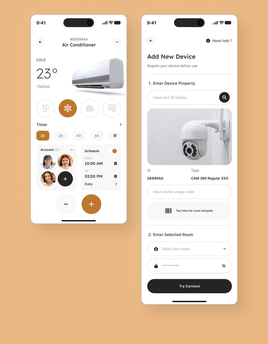 智能家居自动化移动应用APP UI KIT素材包-3 智能家居自动化移动应用APP UI KIT素材包