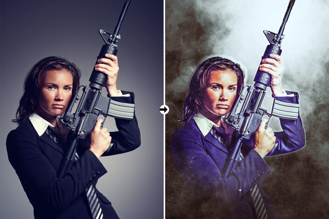 一键生成电影海报艺术Photoshop动作效果插件-4 一键生成电影海报艺术Photoshop动作效果插件