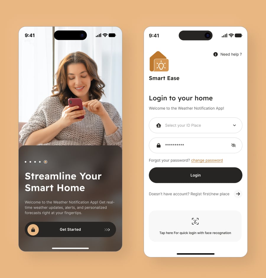 智能家居自动化移动应用APP UI KIT素材包-4 智能家居自动化移动应用APP UI KIT素材包