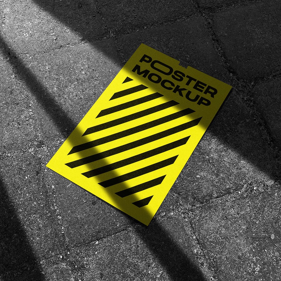 漂亮质感国外海报PSD样机素材包