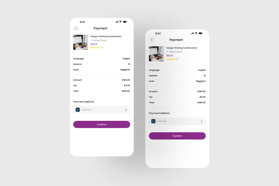 在线课程应用APP UI KIT