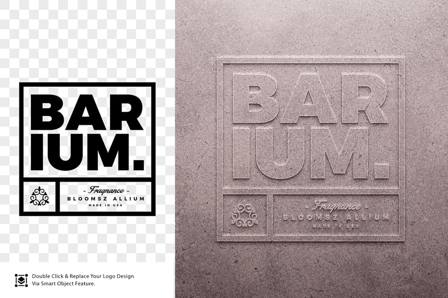 logo标志墙PSD样机素材包