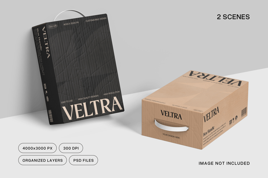 漂亮的纸质盒子PSD样机素材-1 漂亮的纸质盒子PSD样机素材