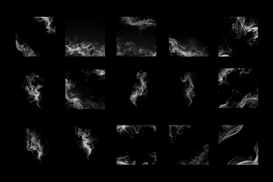 烟雾运动叠加PNG图片素材包
