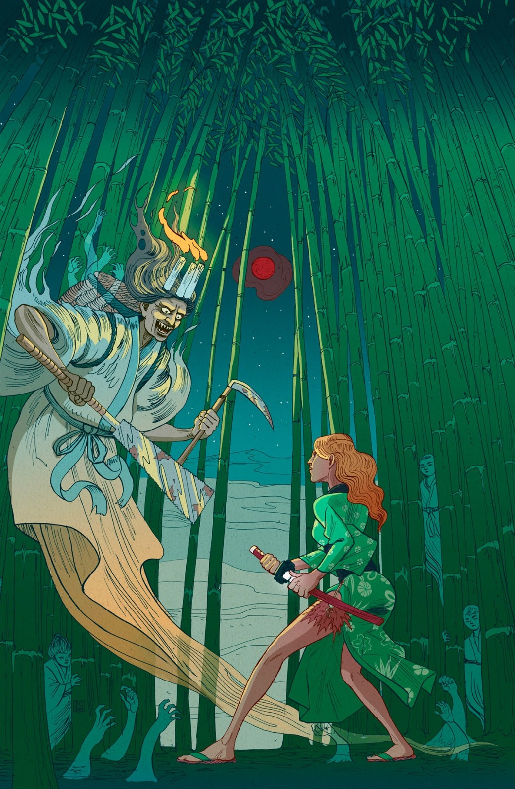 一组来自日本艳丽色彩插画风格作品欣赏