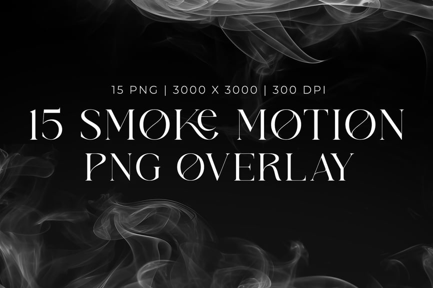 烟雾运动叠加PNG图片素材包