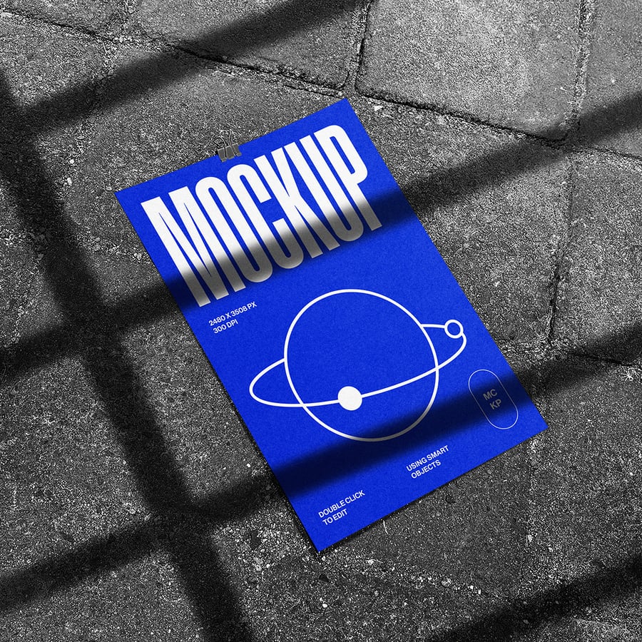 漂亮质感国外海报PSD样机素材包