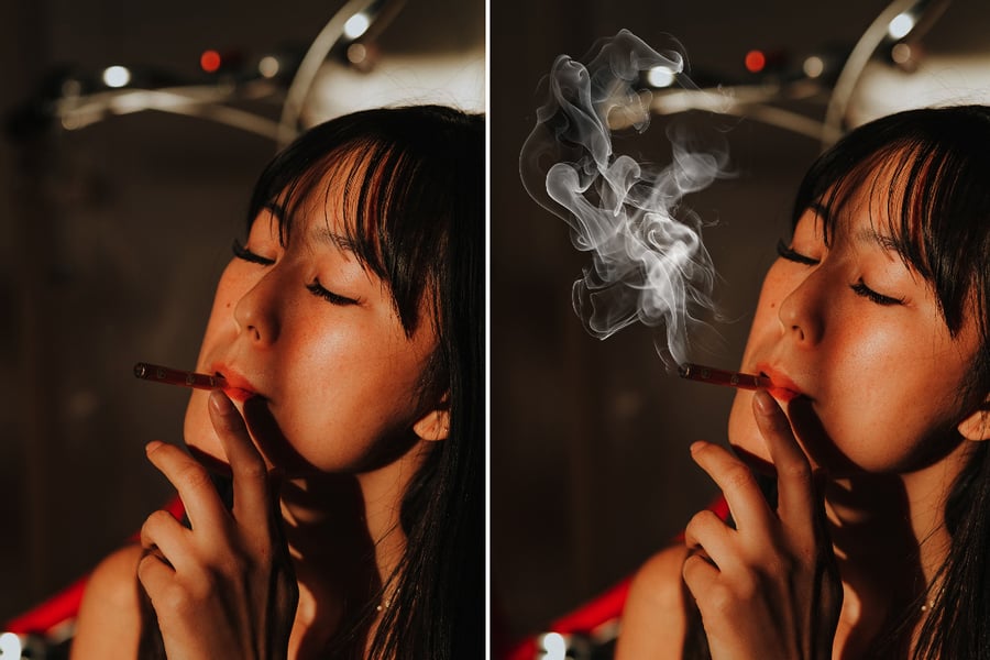 烟雾运动叠加PNG图片素材包