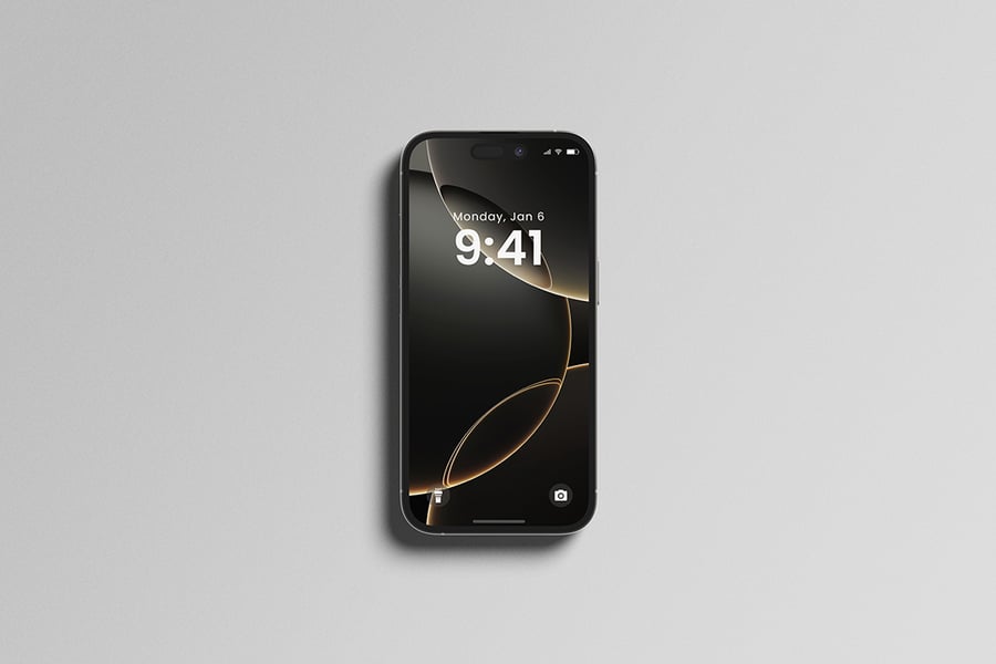 漂亮的iPhone 16 手机PSD样机素材包