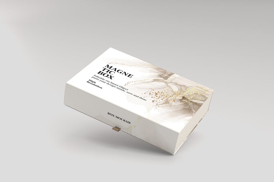 磁性礼品盒PSD样机素材包-4 磁性礼品盒PSD样机素材包