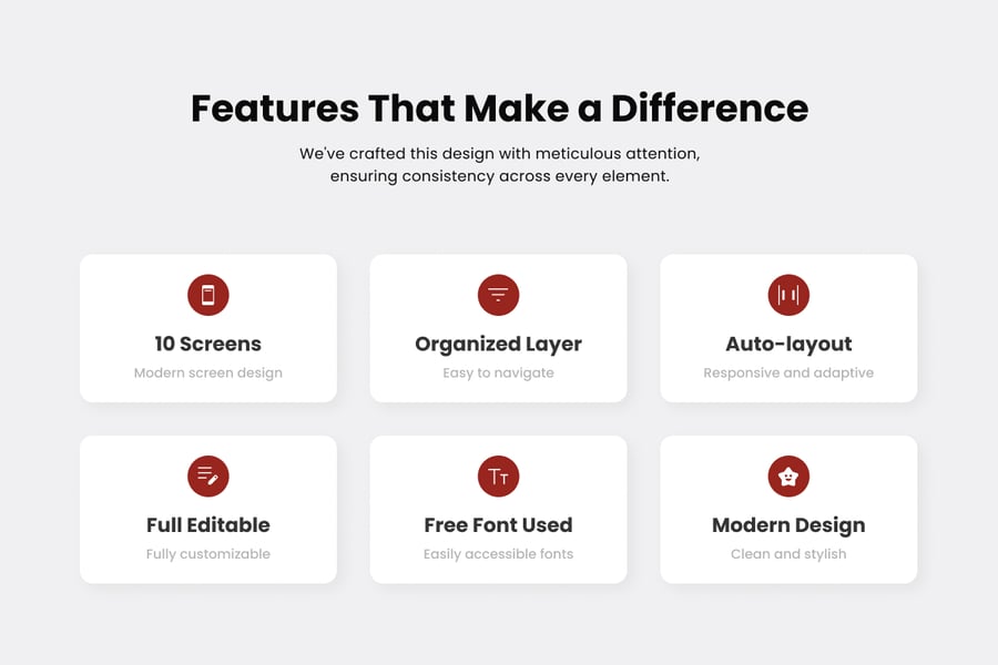 黑色现代约会应用APP主题UI界面素材包