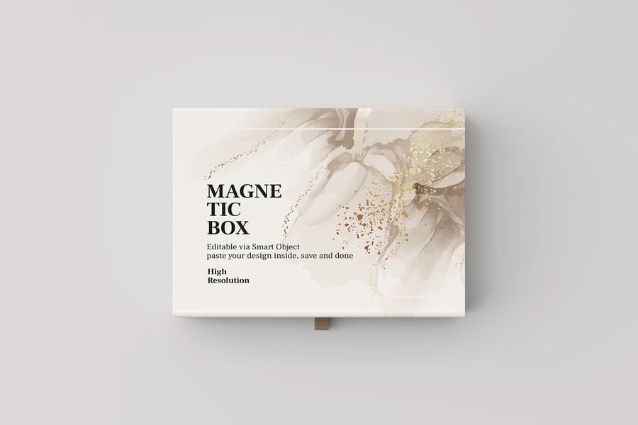 磁性礼品盒PSD样机素材包-9 磁性礼品盒PSD样机素材包