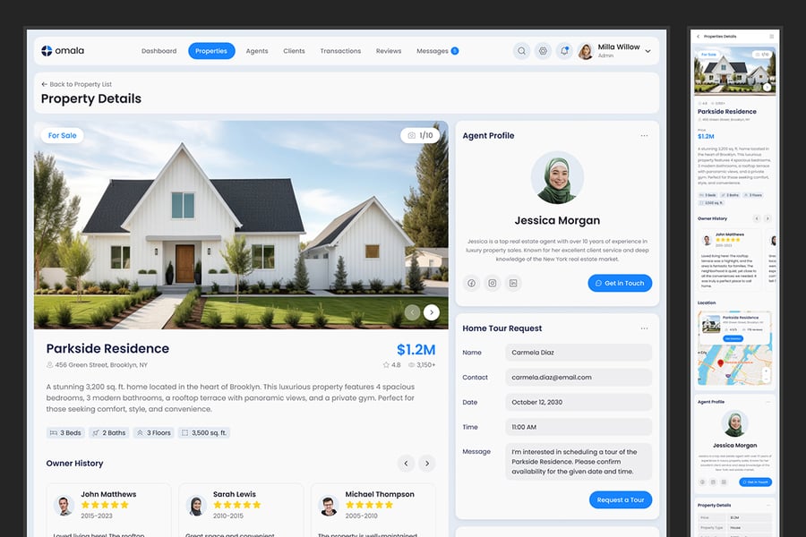 房地产后台管理UI素材包