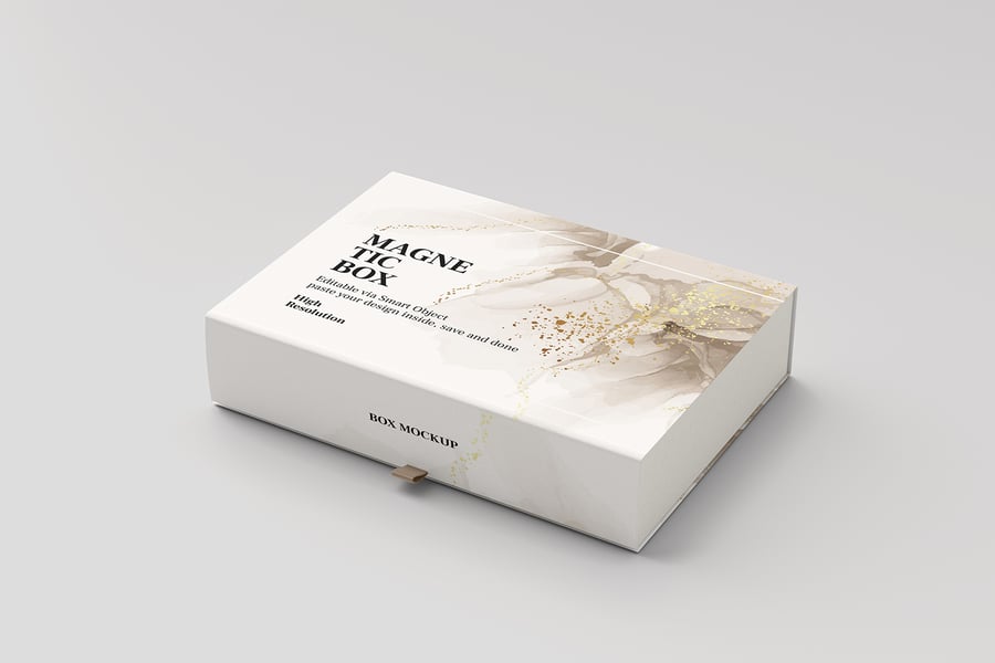 磁性礼品盒PSD样机素材包-2 磁性礼品盒PSD样机素材包
