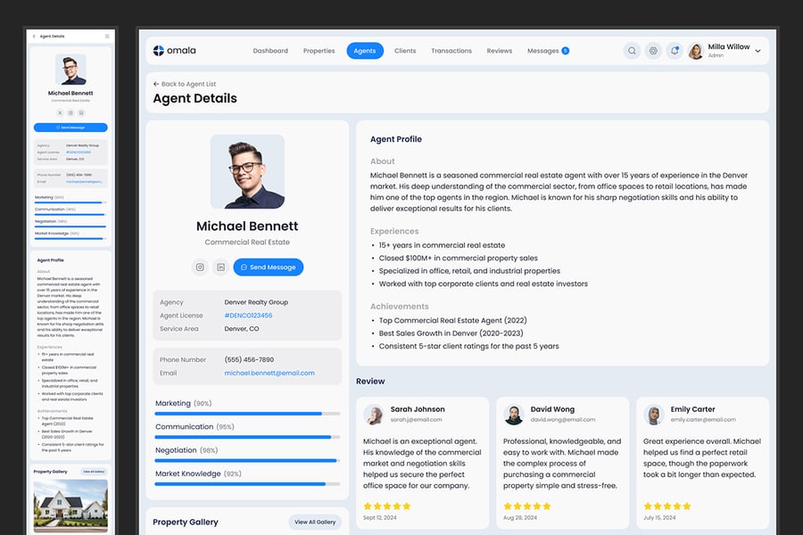 房地产后台管理UI素材包