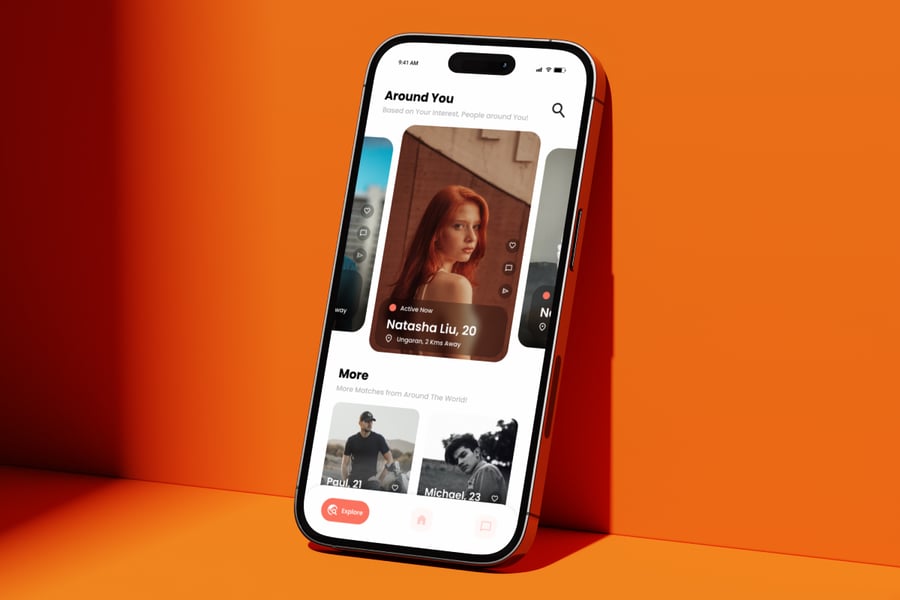 社交和约会移动应用APP UI KIT素材包-2 社交和约会移动应用APP UI KIT素材包
