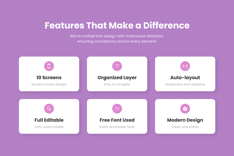 引人入胜的社交约会应用APP UI KIT素材包