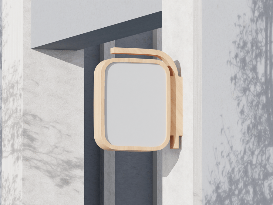 带阴影光影标牌PSD样机素材包-3 带阴影光影标牌PSD样机素材包