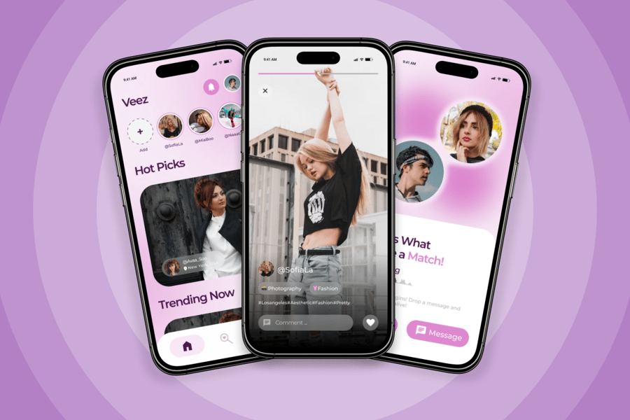 引人入胜的社交约会应用APP UI KIT素材包-2 引人入胜的社交约会应用APP UI KIT素材包