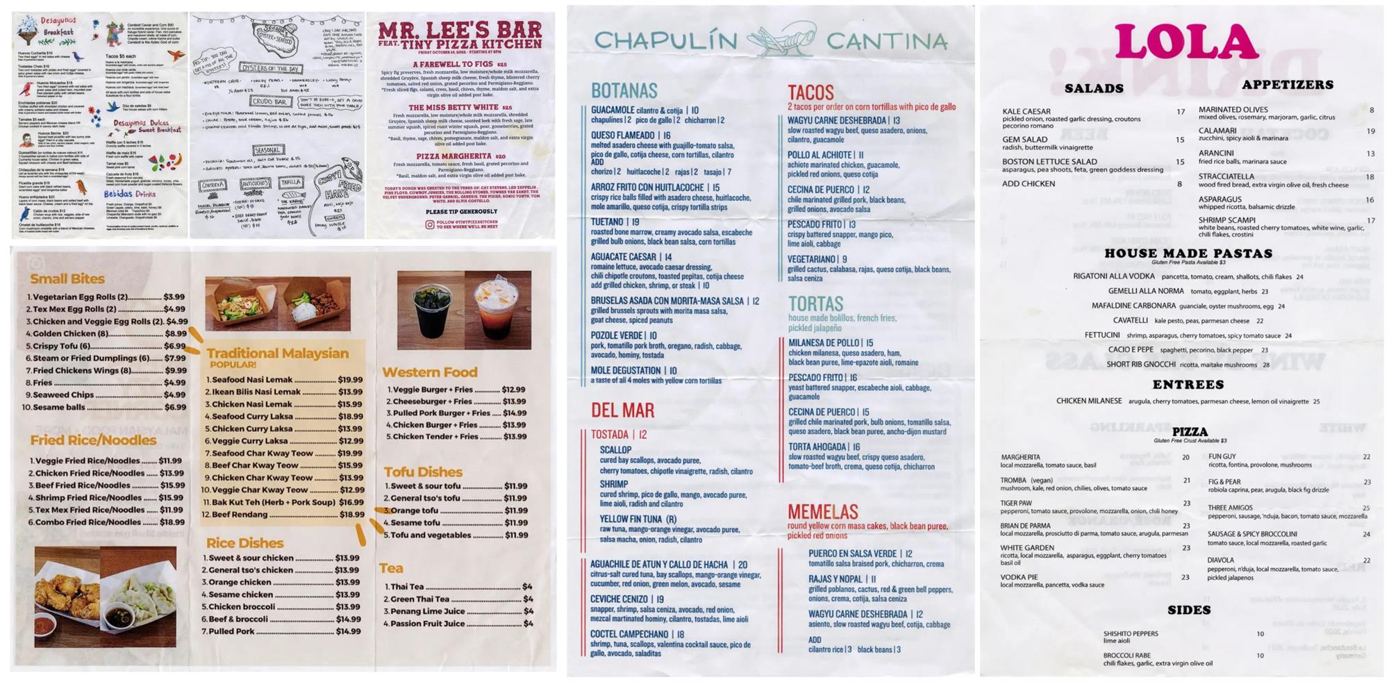 收集了121份餐厅菜单，洞察2025设计趋势