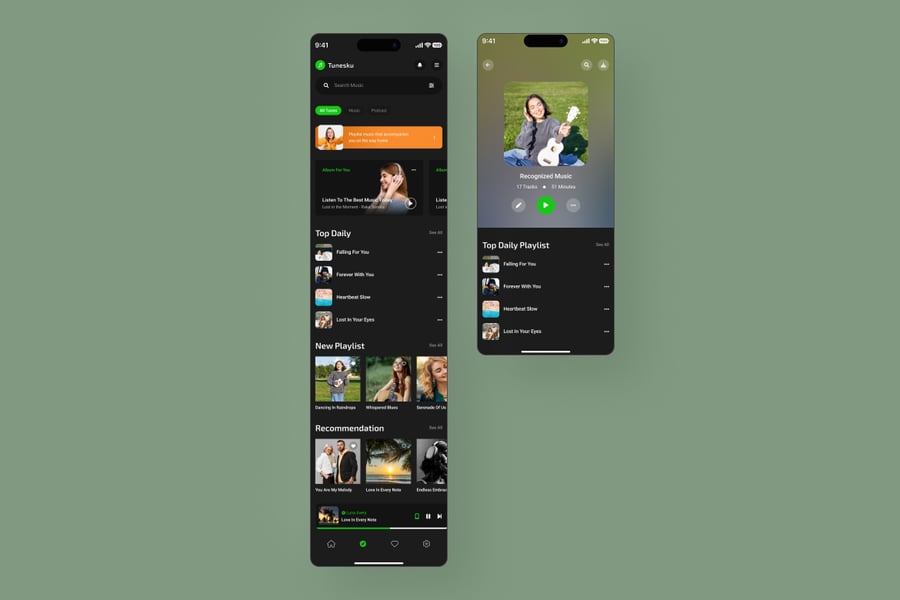 【专业级暗调美学】音乐播放器UI设计终极解决方案 - 适配iOS/Android双端的高效资源包