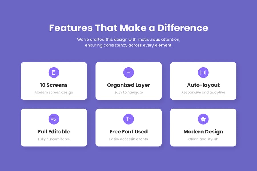 黑紫配色安全数字金融应用APP UI KIT素材包-3 黑紫配色安全数字金融应用APP UI KIT素材包