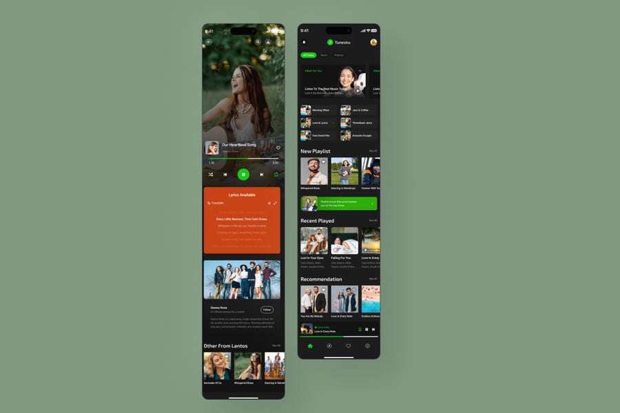 【专业级暗调美学】音乐播放器UI设计终极解决方案 - 适配iOS/Android双端的高效资源包