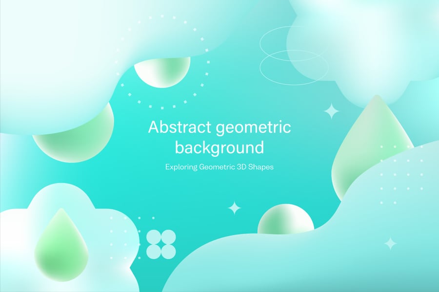 绚丽的矢量抽象几何背景素材包