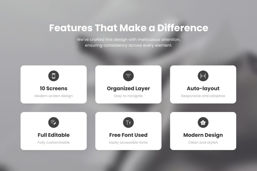 黑色干净优雅的播客APP UI KIT素材包