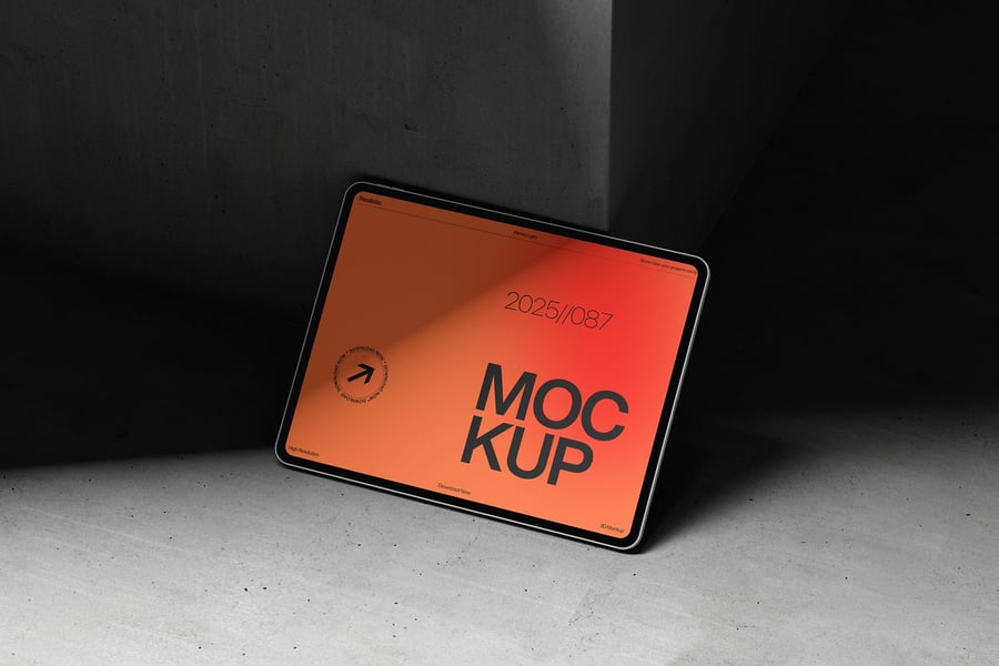平板电脑模型设计PSD样机素材包
