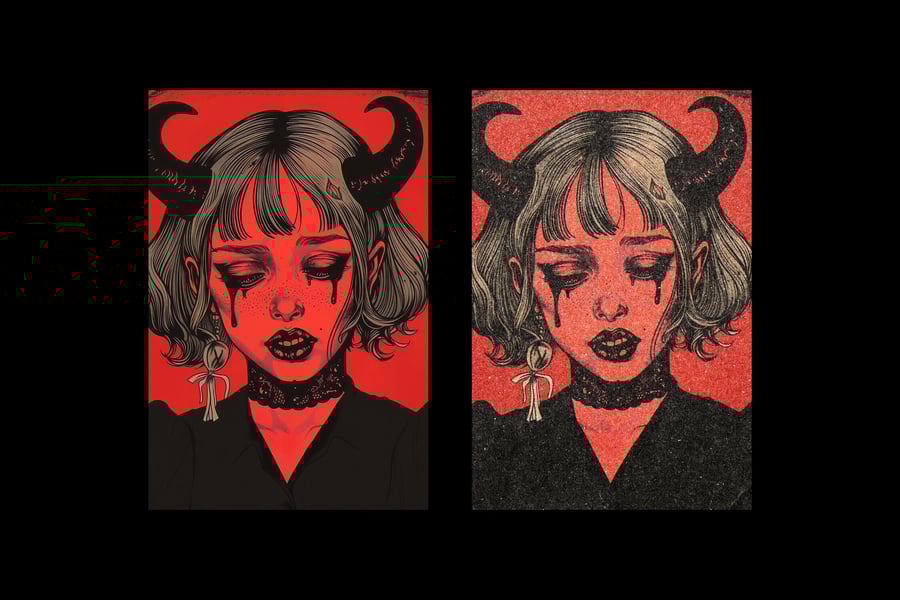 怀旧打印机照片效果PSD素材包-7 怀旧打印机照片效果PSD素材包