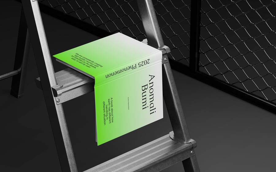 漂亮的黑色钢丝网书籍封面样机PSD素材包-4 漂亮的黑色钢丝网书籍封面样机PSD素材包