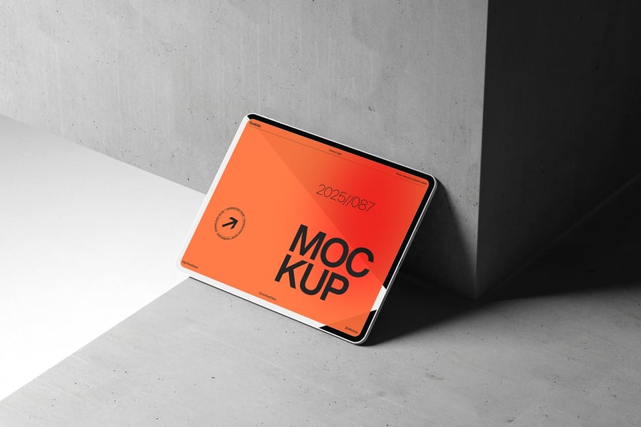 平板电脑模型设计PSD样机素材包