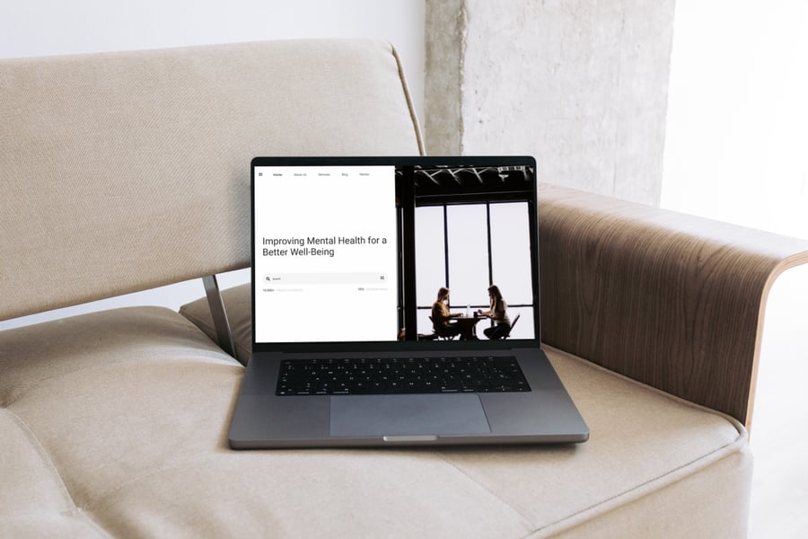 健康着陆页UI设计模板