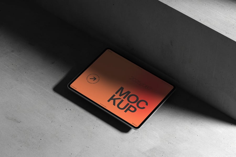 平板电脑模型设计PSD样机素材包