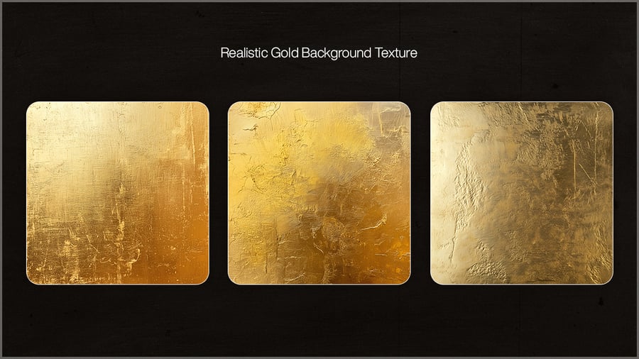 15个漂亮真实的金背景纹理JPG图片素材包