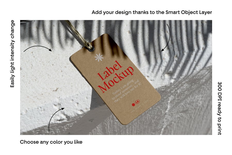 带光影时尚服装标签模型PSD样机素材包-5 带光影时尚服装标签模型PSD样机素材包