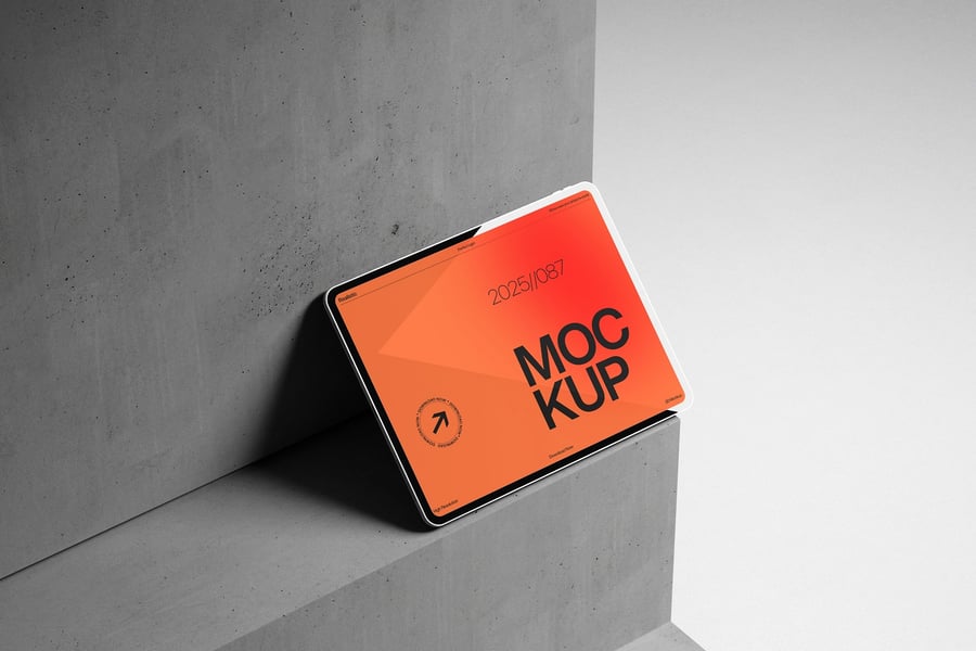 平板电脑模型设计PSD样机素材包