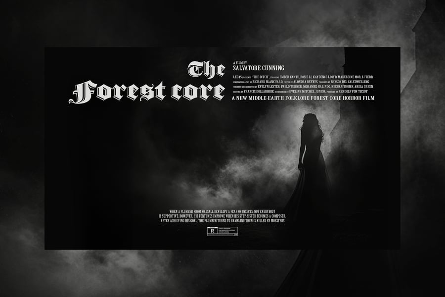 恐怖电影主题网站系列WEB设计素材包