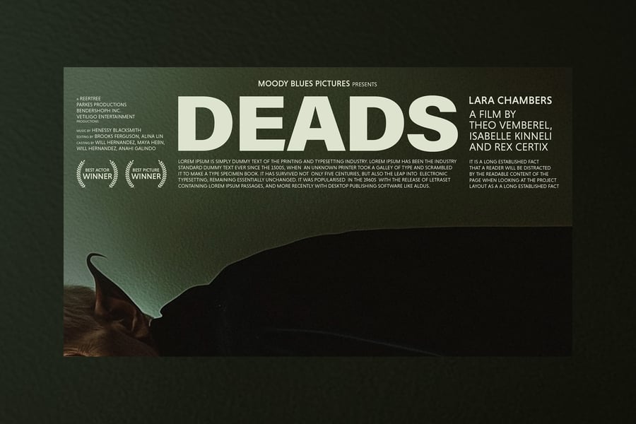 恐怖电影主题网站系列WEB设计素材包