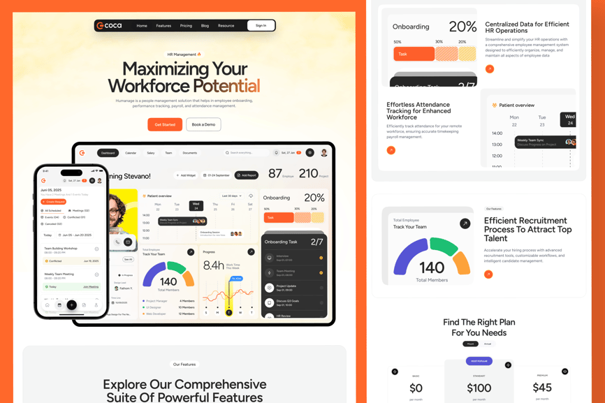 绚丽多彩的人力资源管理网站素材包-1 绚丽多彩的人力资源管理网站素材包