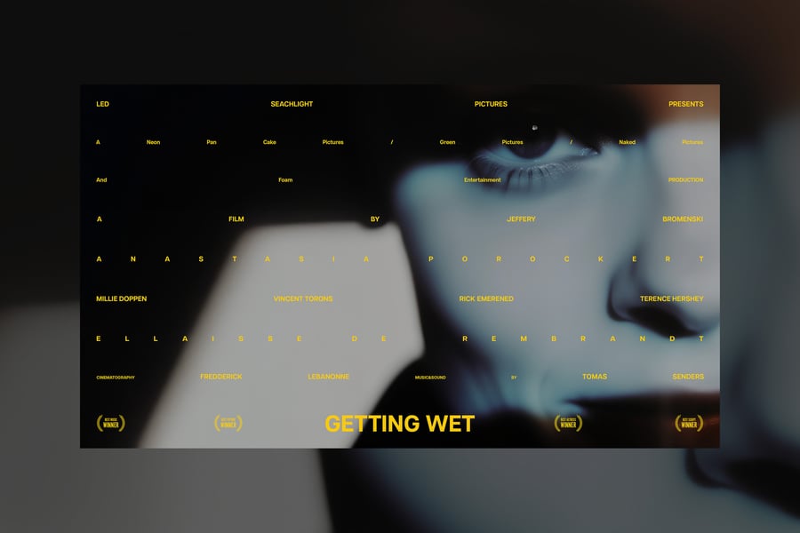 恐怖电影主题网站系列WEB设计素材包