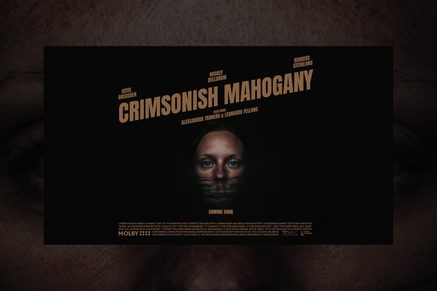 恐怖电影主题网站系列WEB设计素材包