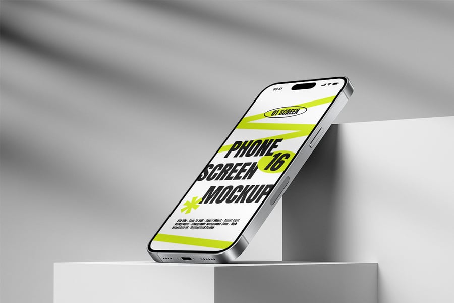 漂亮的手机界面PSD样机素材包