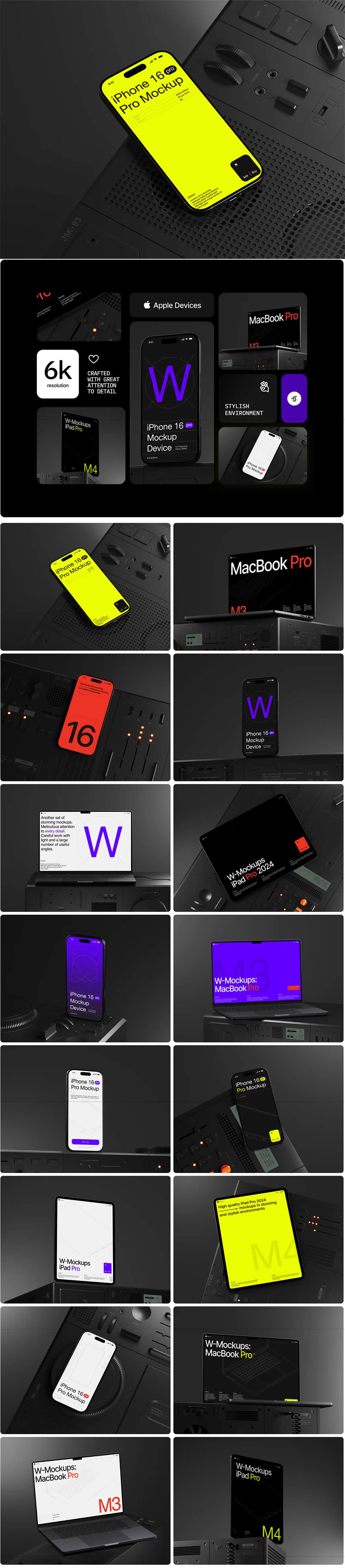 2025年6月苹果最新设备样机PSD合集