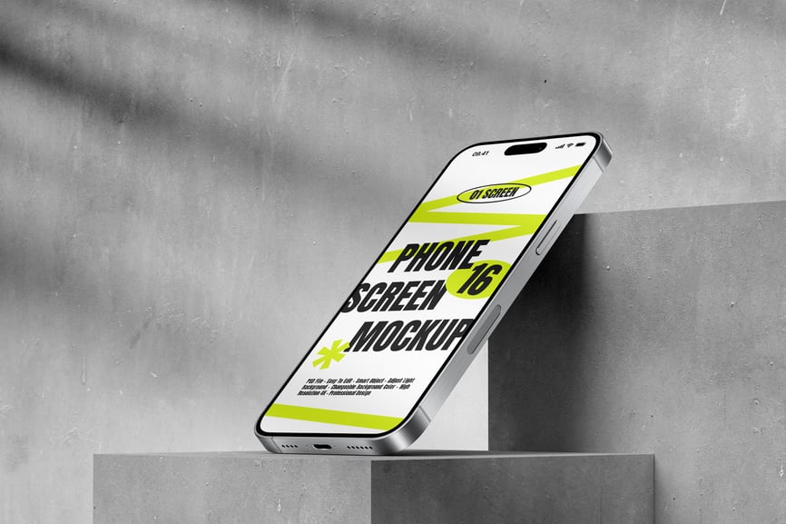 漂亮的手机界面PSD样机素材包