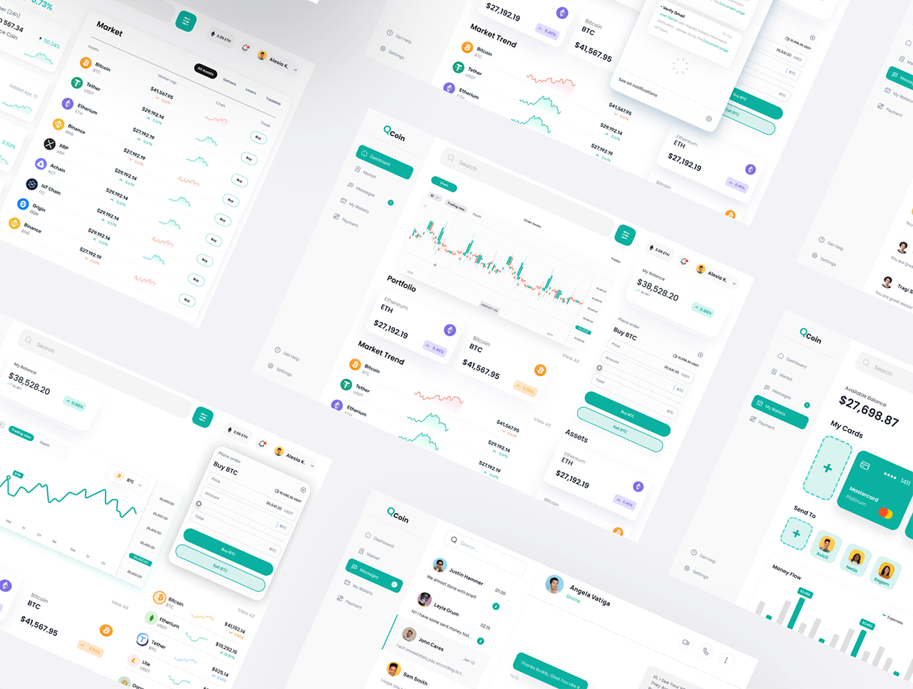 极速构建专业级的加密市场后台界面！30个Figma精品模板素材包
